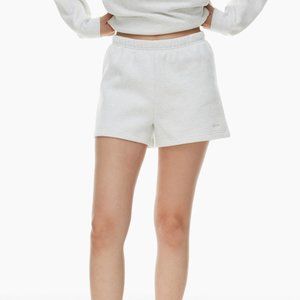 Aritzia TNA Cozy Fleece Perfect Hi-Rise Mini Sweatshort